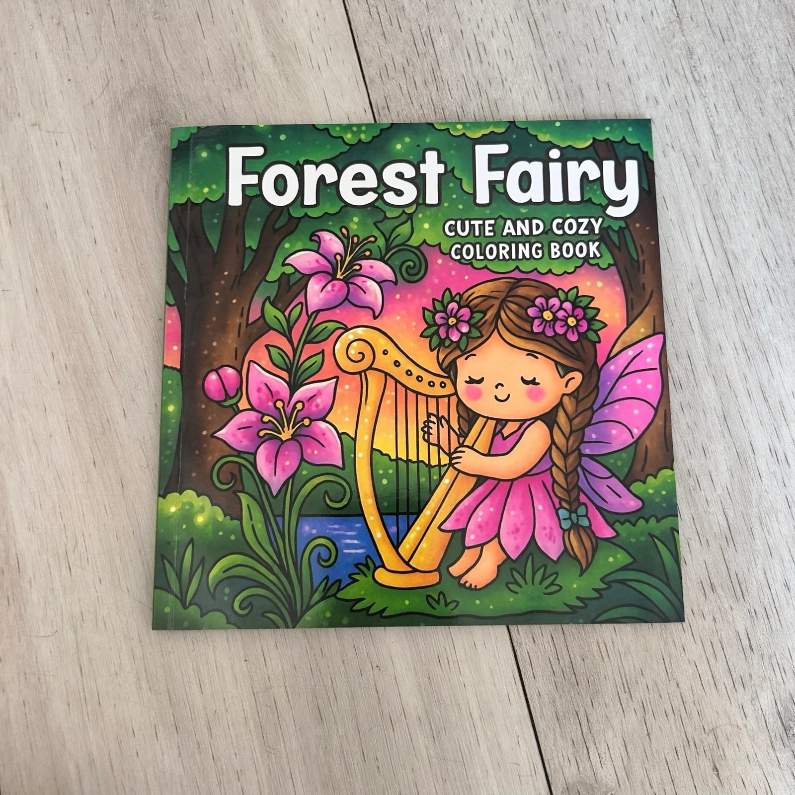 Cute & Cozy Colorbook – Forest Fairy (Bold & Easy Kleurboek)